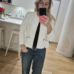 Ted Baker Cream Blazer with Gold Accents